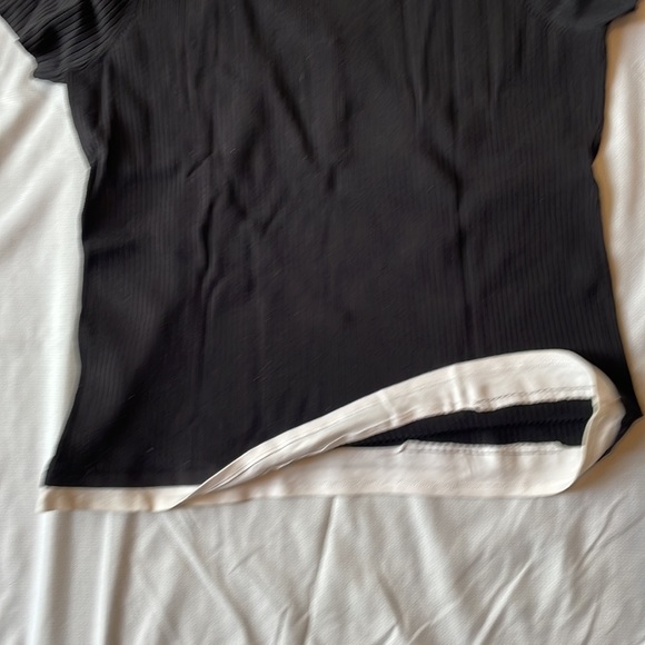 August Silk Woman short sleeve ribbed top - Picture 8 of 9